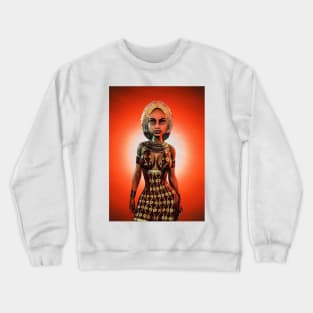 Toon black woman Crewneck Sweatshirt